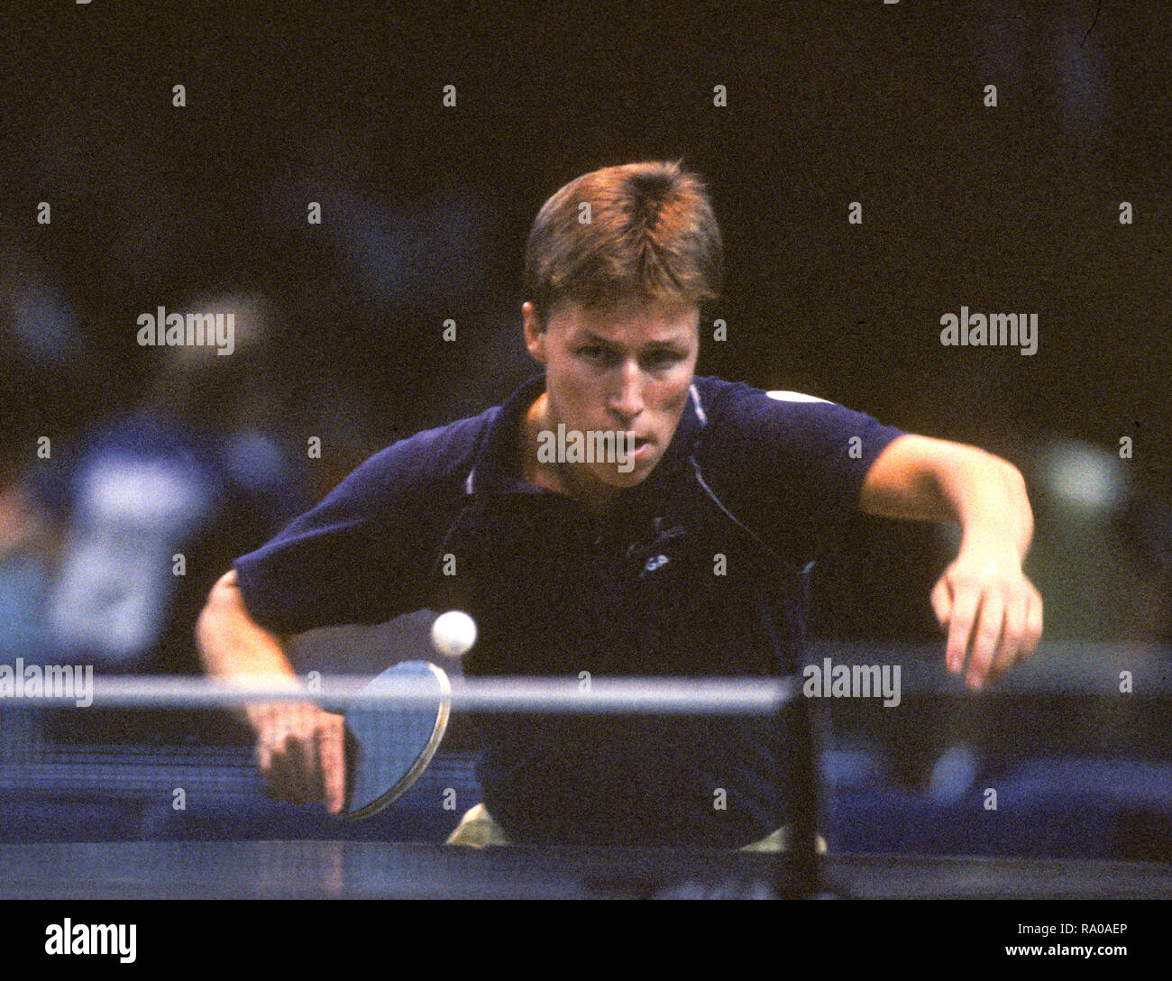 JAN OLOV WALDNER Table tennis player Sweden Stock Photo Alamy