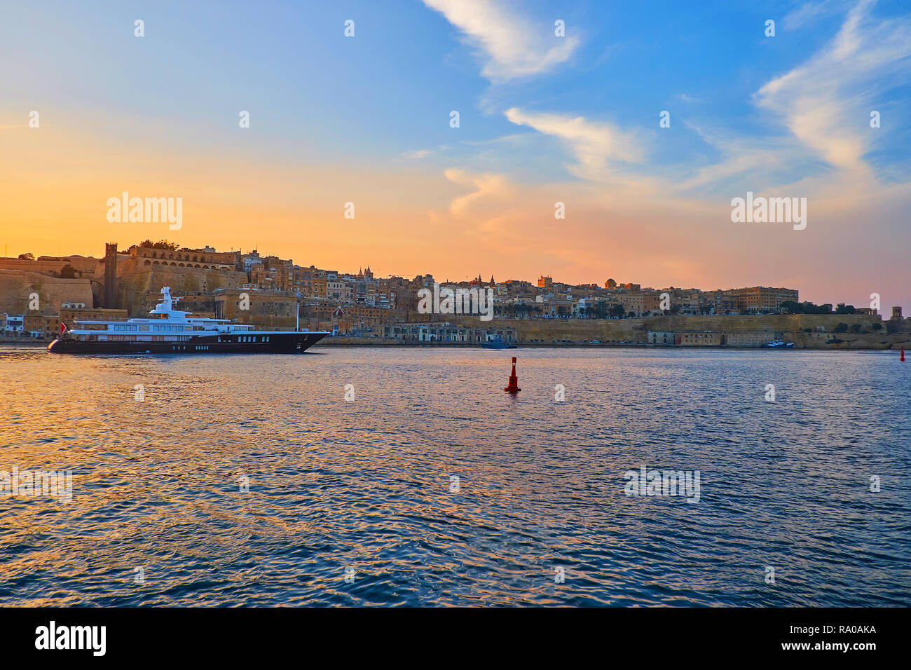 valletta-harbour-sunset-hi-res-stock-photography-and-images-alamy
