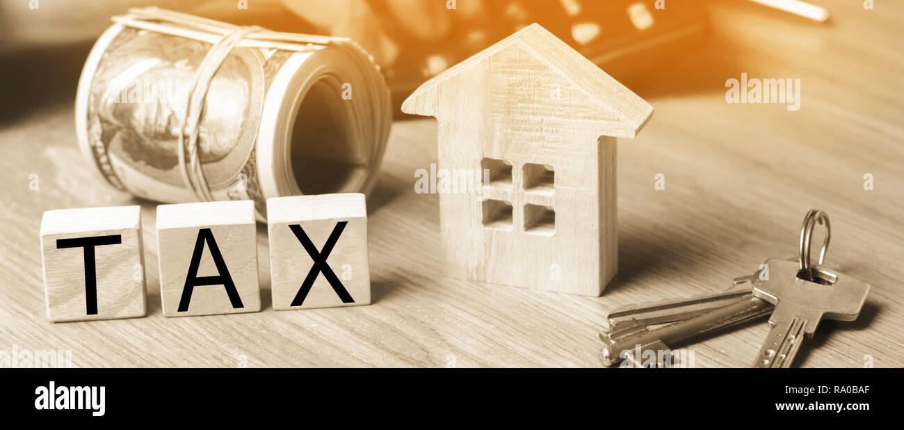 Concept of property taxes, purchase and sale of property and house