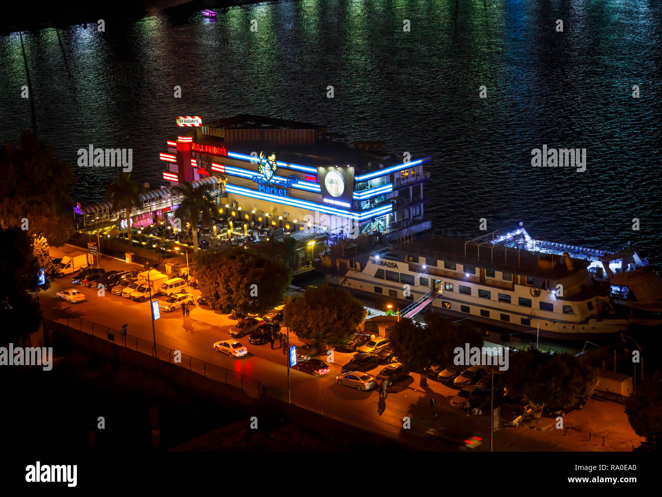 Nile city boat floating restaurant hires stock photography and images Alamy