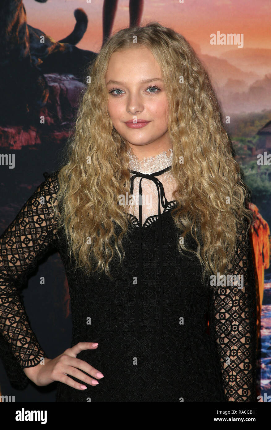 Premiere Of Netflix's "Mowgli" Featuring: Amiah Miller Where: Hollywood