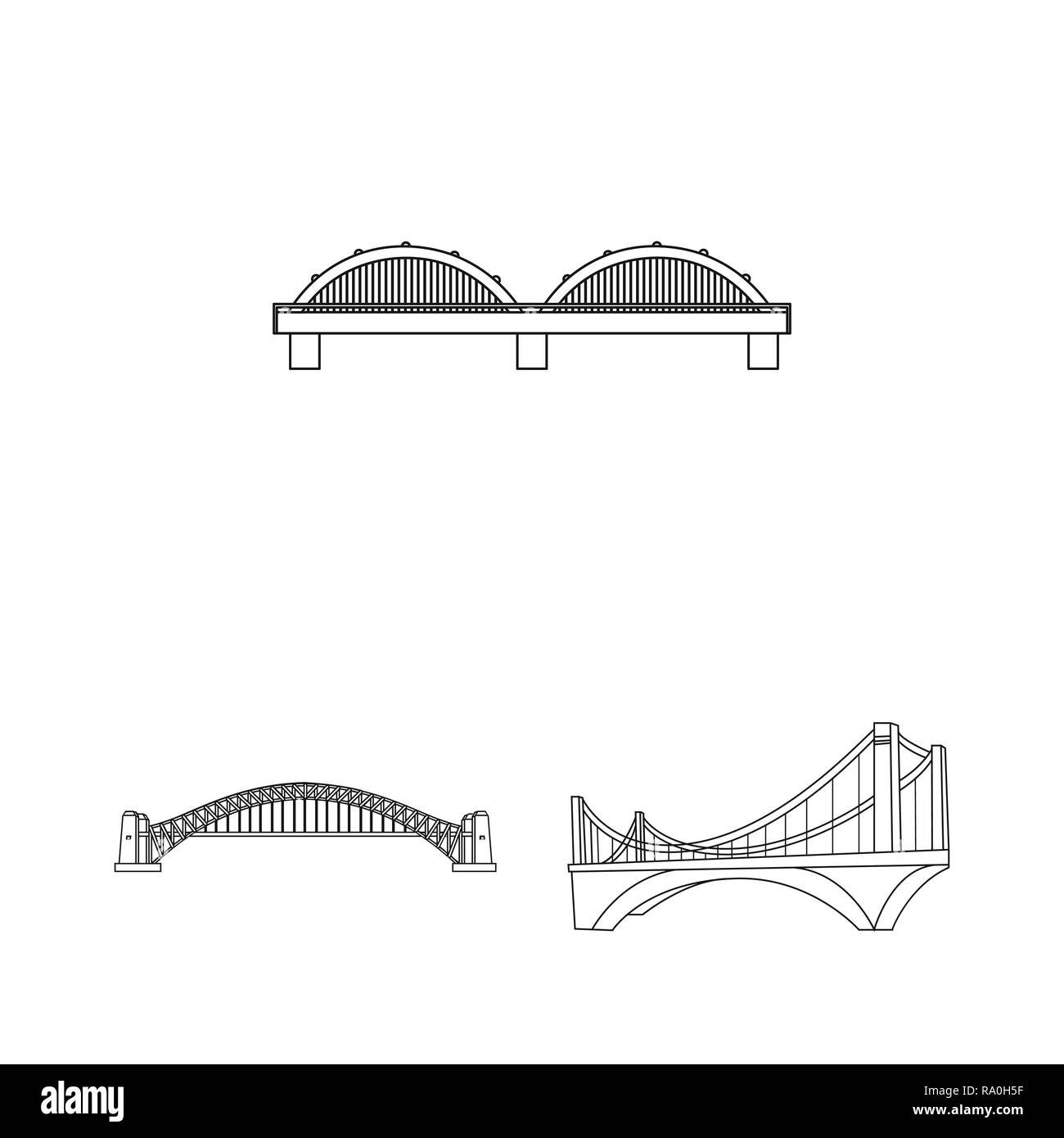 Small Stone Bridge Sign Isolated Engraving Retro Illustration Stock  Illustration - Download Image Now - iStock