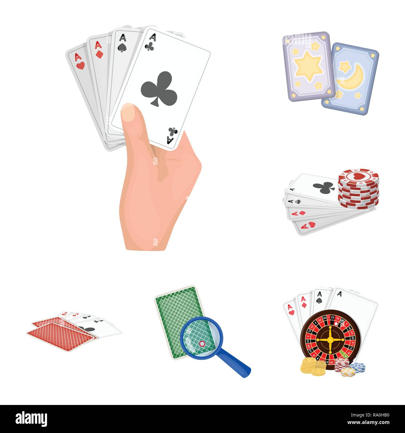 Ace Logo Icon Design Card Game Stock Vector (Royalty Free