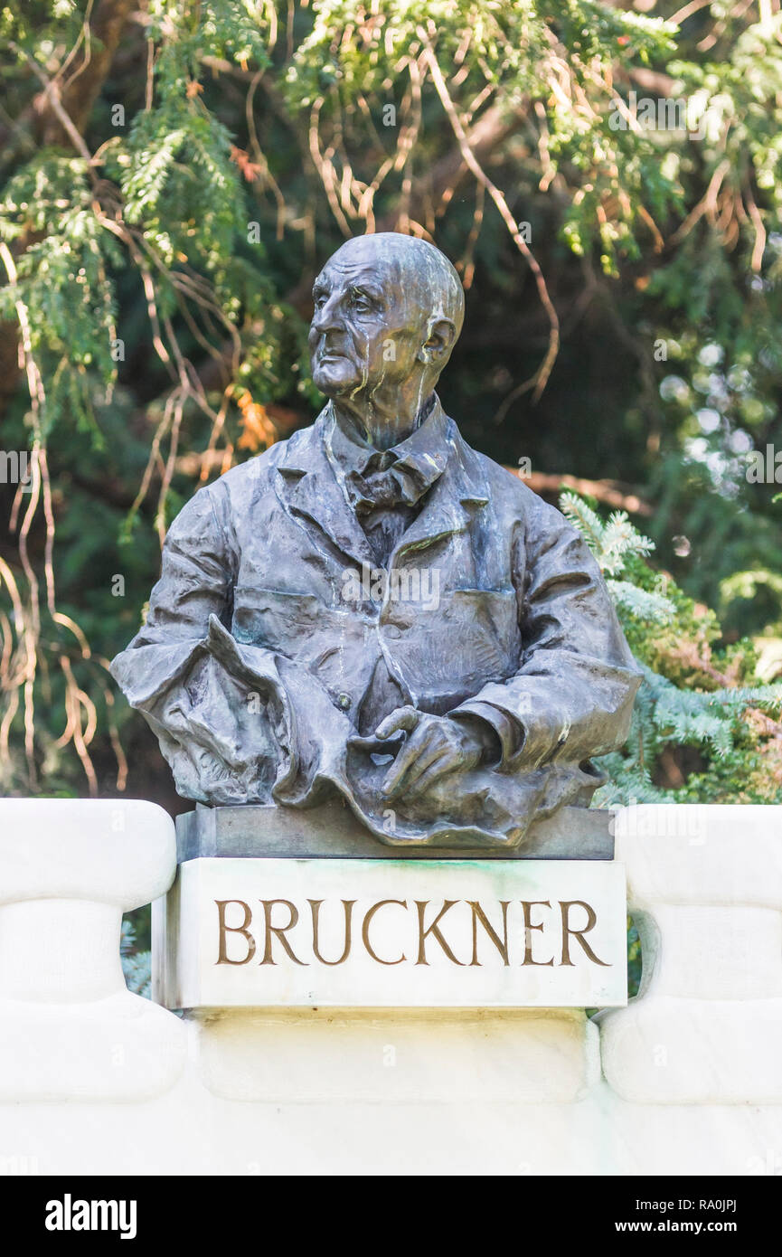 anton bruckner memorial Stock Photo
