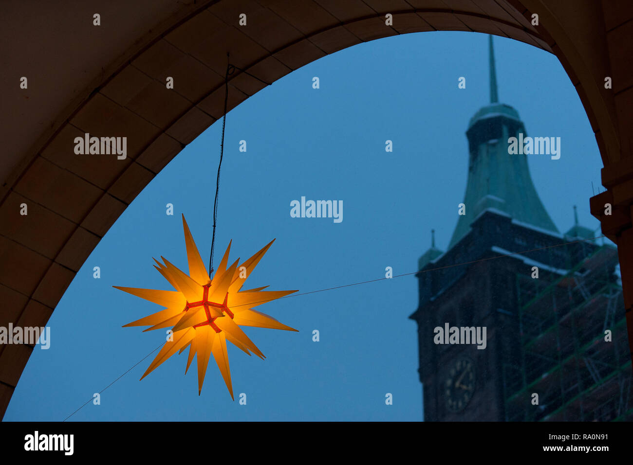 01.12.2010, Chemnitz, Saxony, Germany The Christmas Market of