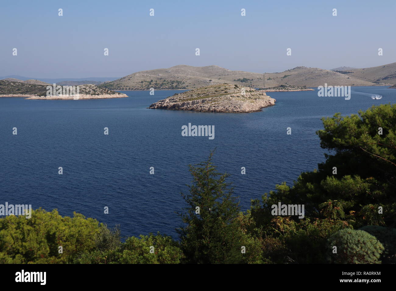 islets in Kornati National Park, Croatia Stock Photo