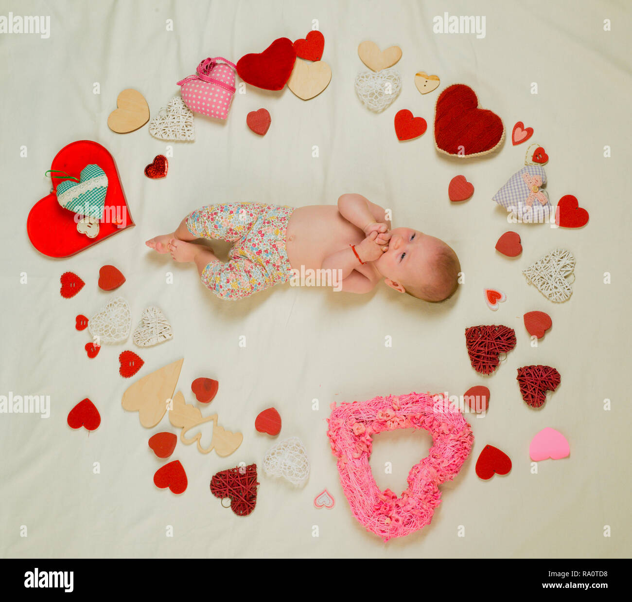 Cute Baby Girl Childhood Happiness Valentines Day Love Portrait Of Happy Little Child Small Girl Among Red Hearts Sweet Little Baby New Life And Stock Photo Alamy Cute Baby Girl Childhood Happiness Valentines Day Love Portrait Of Happy Little Child Small Girl Among Red Hearts Sweet Little Baby New Life And Stock Photo Alamy