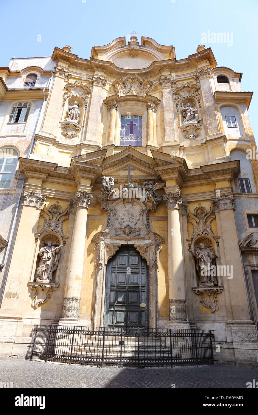 Santa Maria Maddalena Church in Rome City, Italy Stock Photo - Alamy