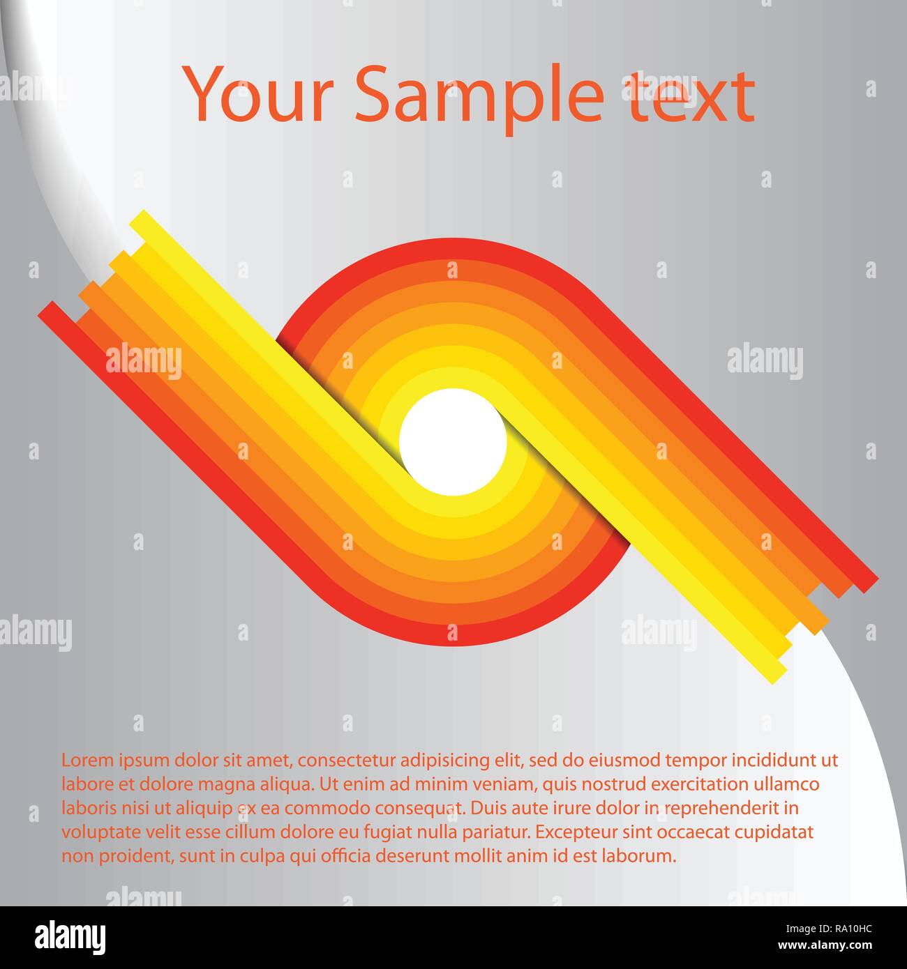 Abstract Colorful Modern Styled Background Design Layout with Spiral ...
