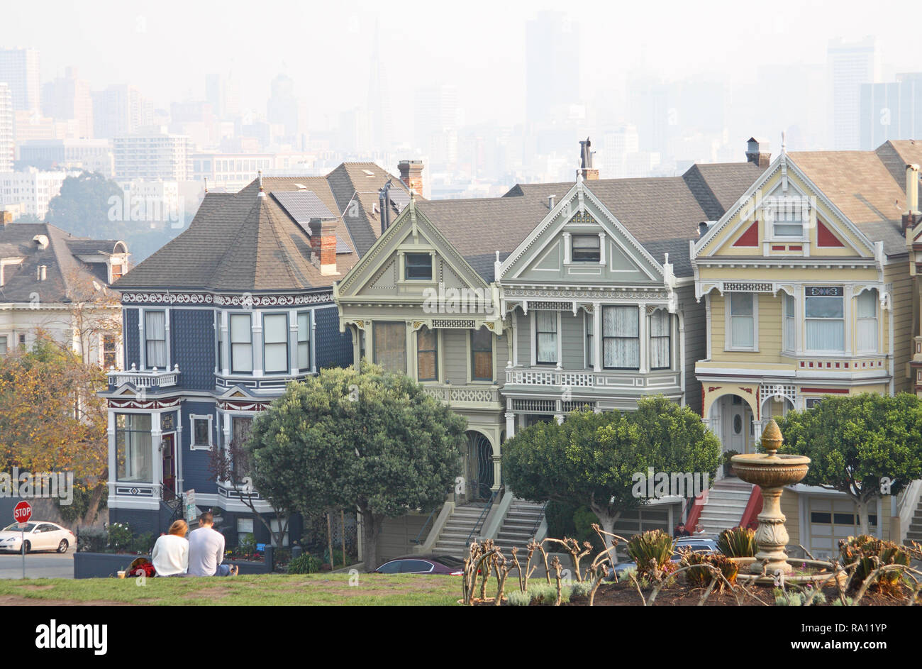 Painted ladies steiner street painted ladies victorian houses alamo