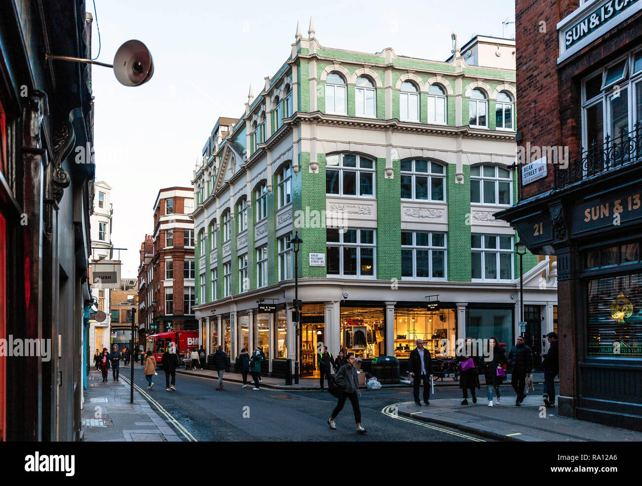 Beak Street, Soho, London, England, UK. Stock Photo