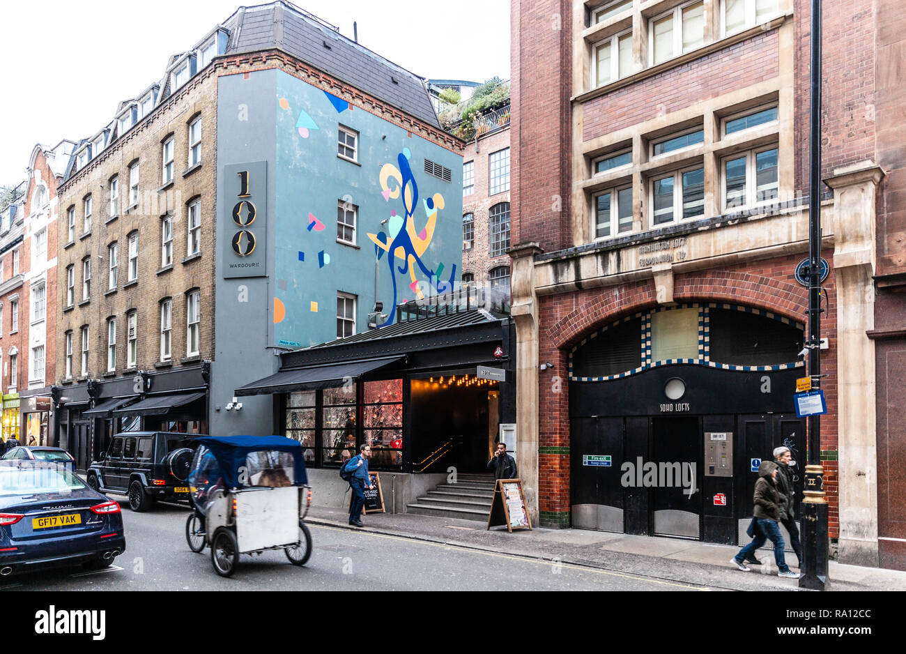 Wardour Street, Soho, London, England, UK Stock Photo - Alamy