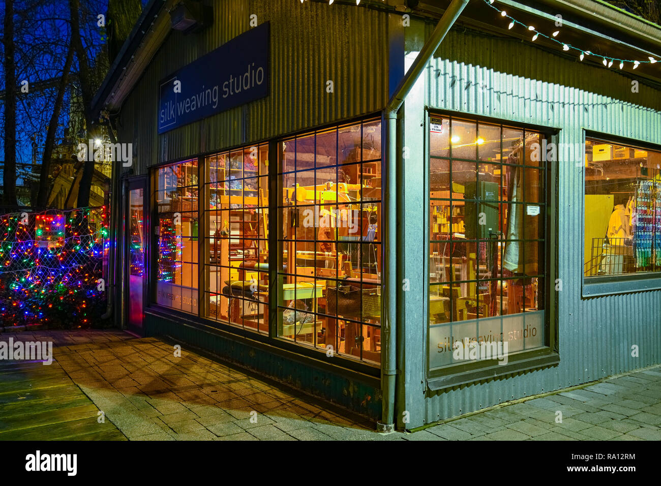 Silk Weaving Studio, Granville Island, Vancouver, British Columbia