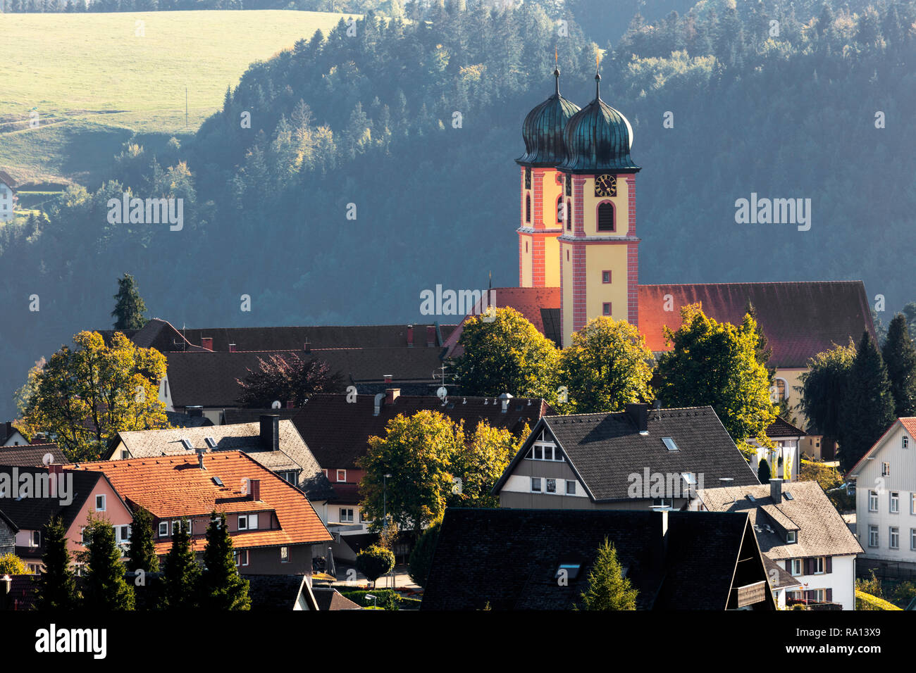 St. Märgen in the Black Forest, Germany Stock Photo