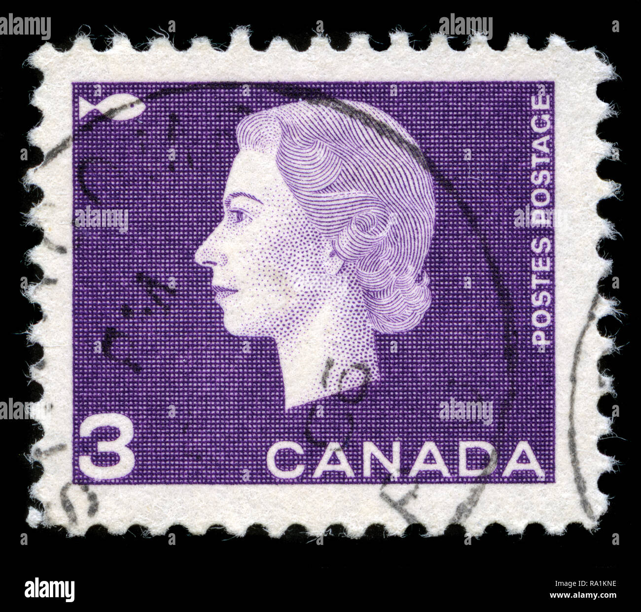Postage stamp from Canada in the Queen Elizabeth II 196264
