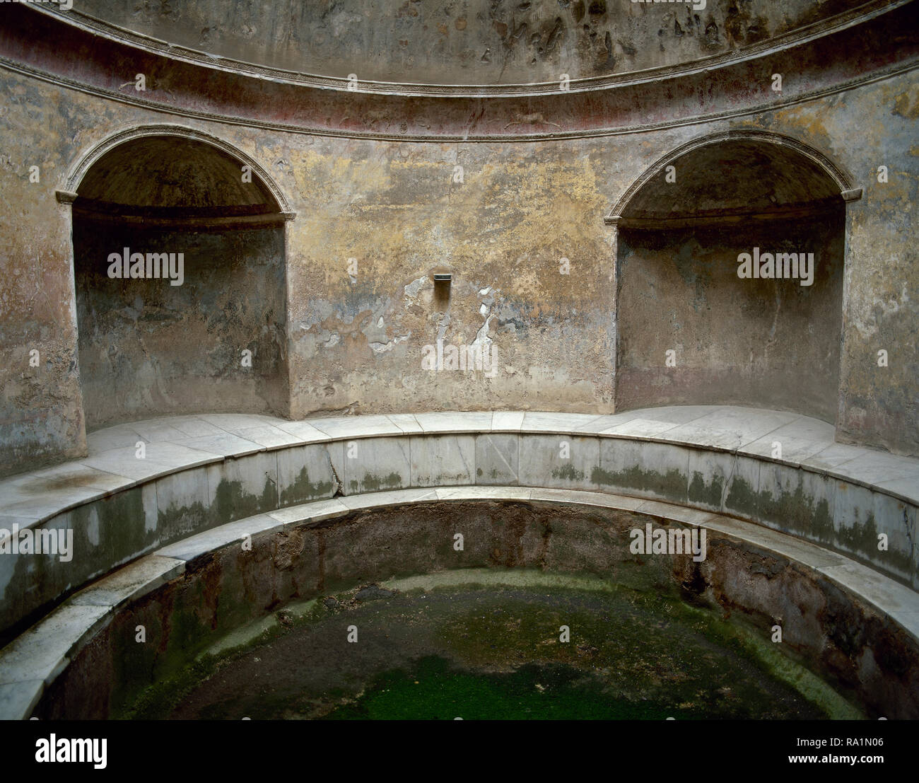 Italy. Pompeii. The Forum thermal baths. Public baths. Edificated immediately after the founding