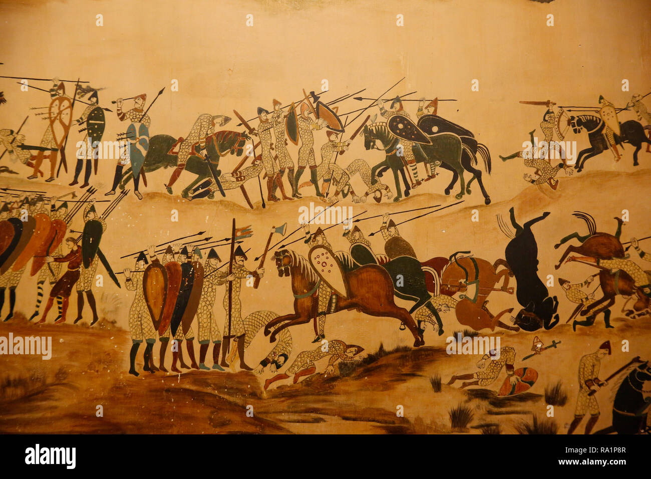 Battle of hastings tapestry hi-res stock photography and images - Alamy