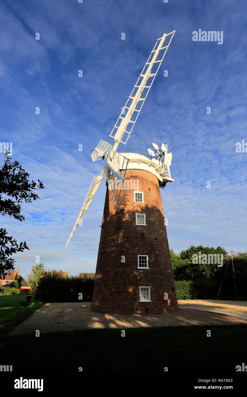 East Dereham Windmill, Dereham Market town, Norfolk, England; UK Stock Photo