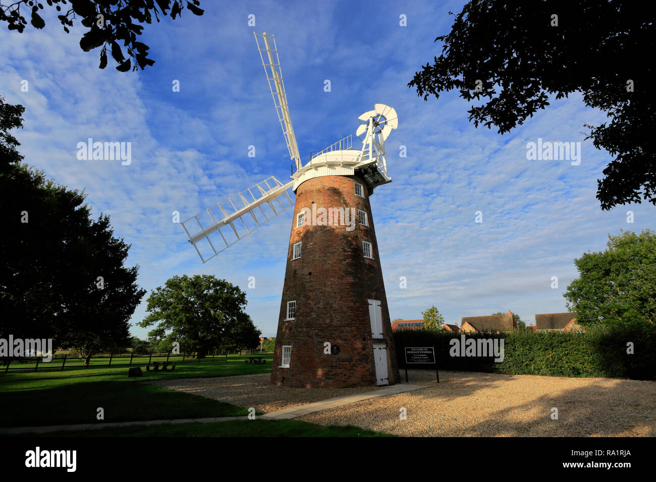 East Dereham Windmill, Dereham Market town, Norfolk, England; UK Stock