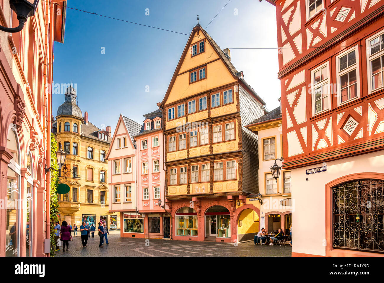 Mainz, Historical City, Germany Stock Photo
