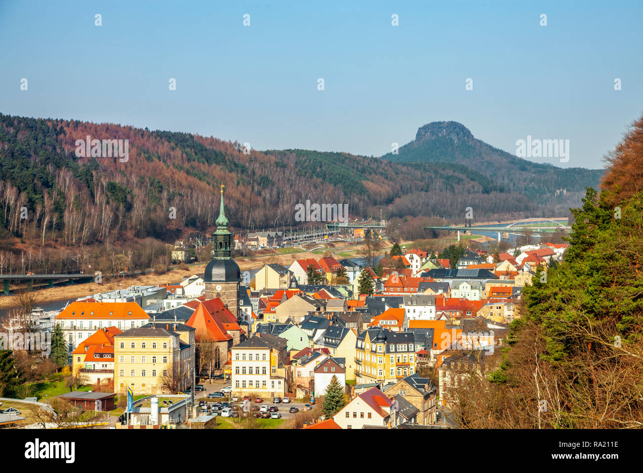 Bad Schandau, Erzgebirge, Germany Stock Photo - Alamy