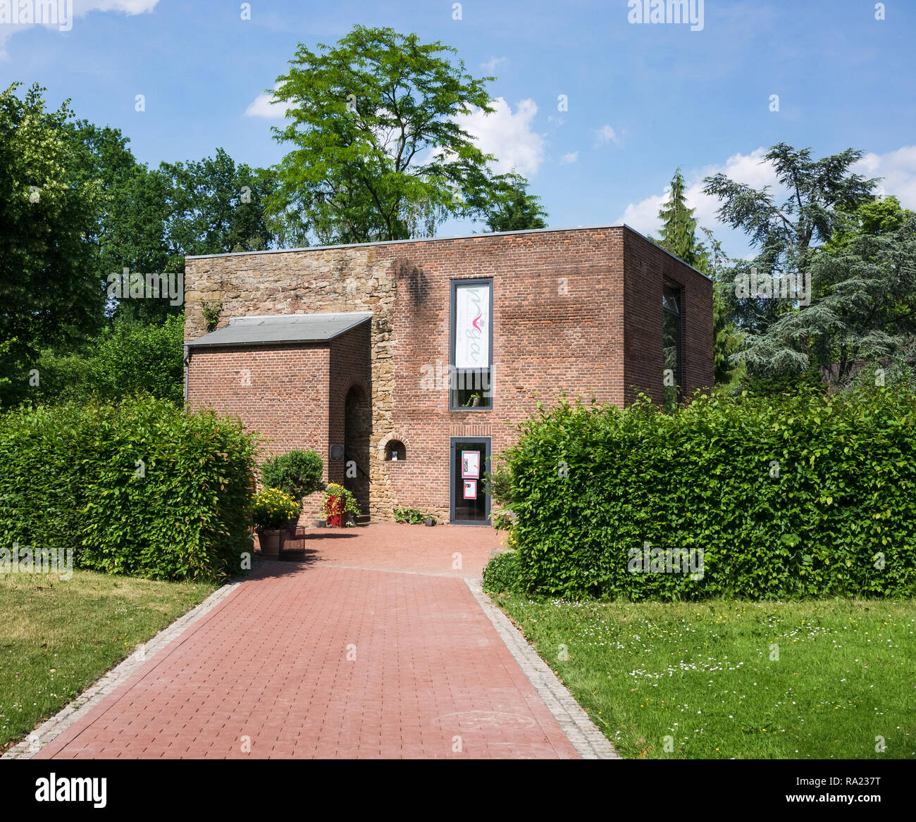 Romanisches Haus (Romanic House), Gruga Park, Essen, Germany Stock Photo
