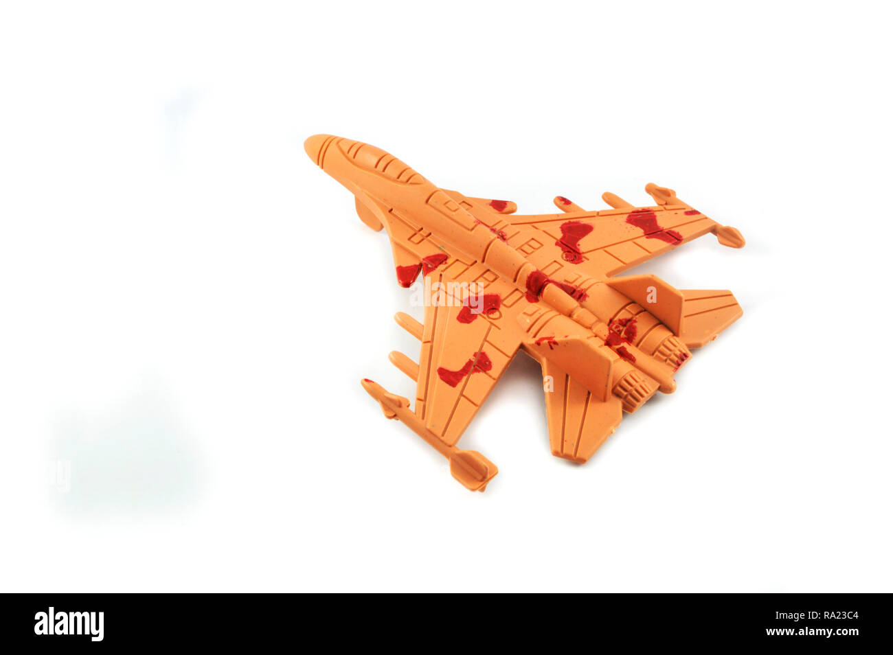 orange airplane toy