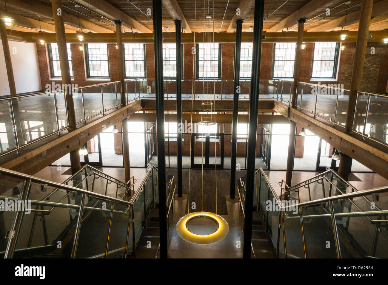 Bates Mill Complex Lewiston Maine Stock Photo Alamy