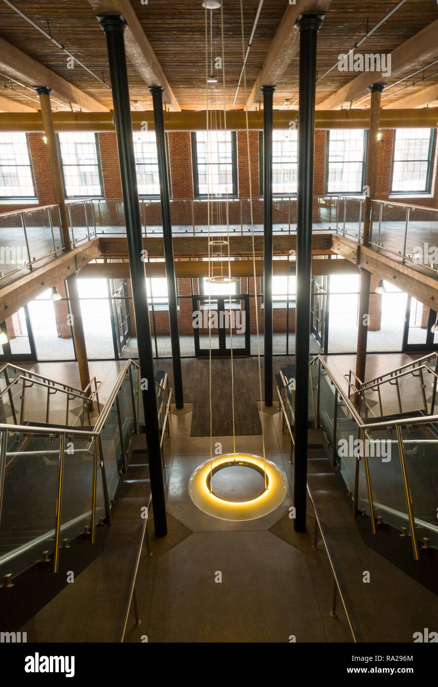 Bates Mill Complex Lewiston Maine Stock Photo Alamy