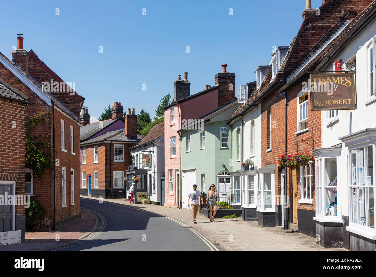New Street, Woodbridge, Suffolk, England, United Kingdom Stock Photo