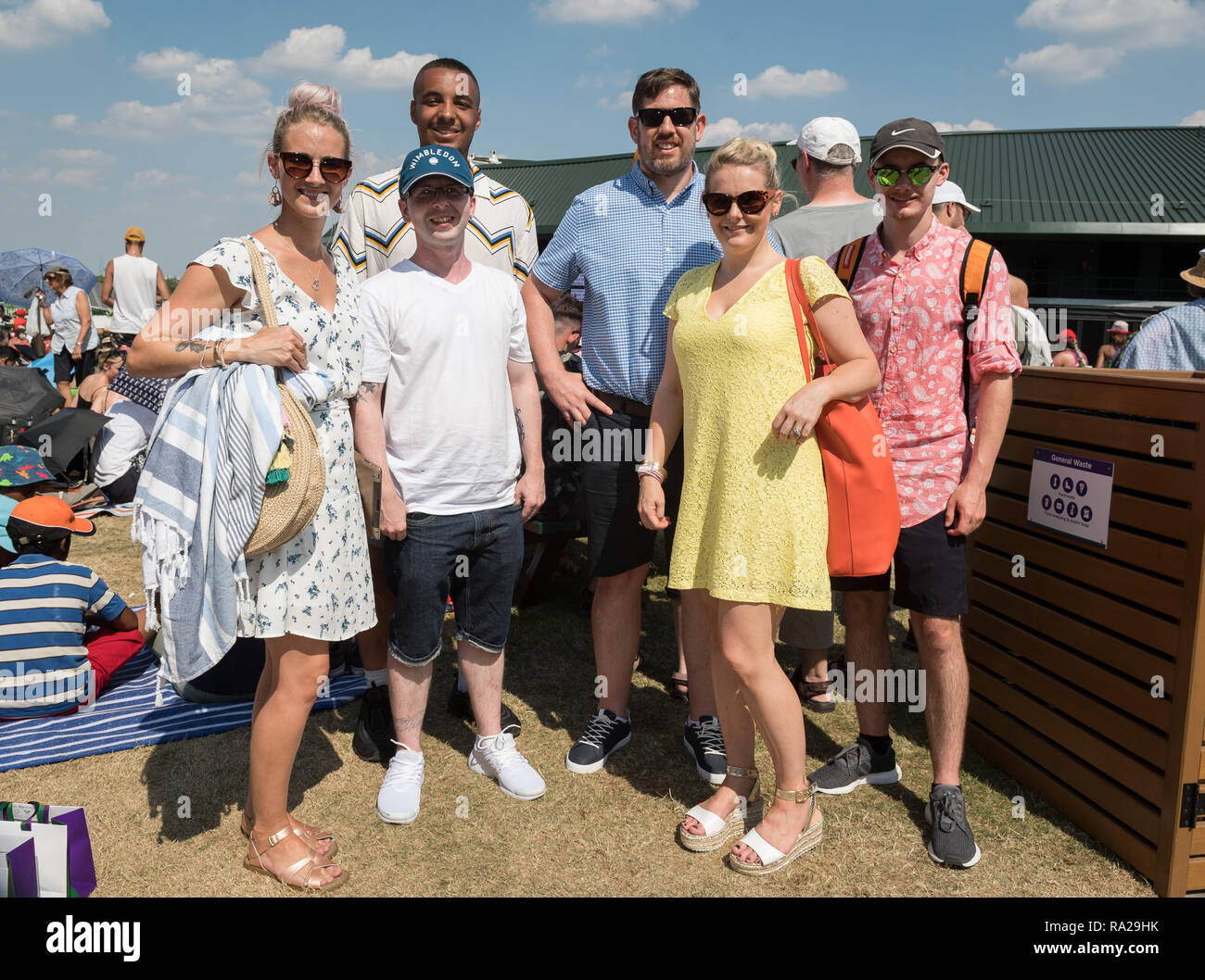 07 July 2018. The Wimbledon Tennis Championships 2018 held at The All England Lawn Tennis and