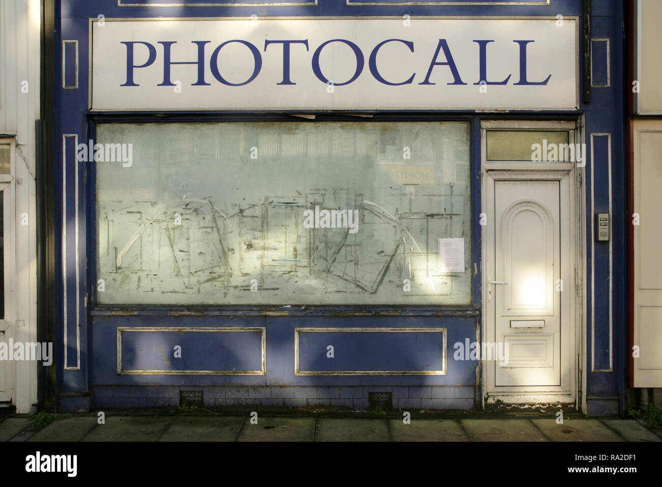 Closed and abandoned shop, Cleethorpe Road, Grimsby, UK Stock Photo Alamy