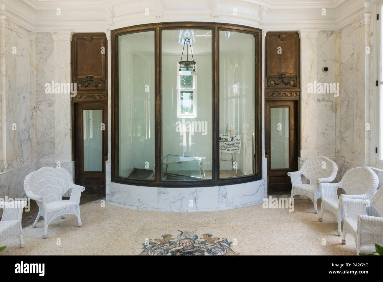 Poland Spring museum and environmental education center Maine Stock