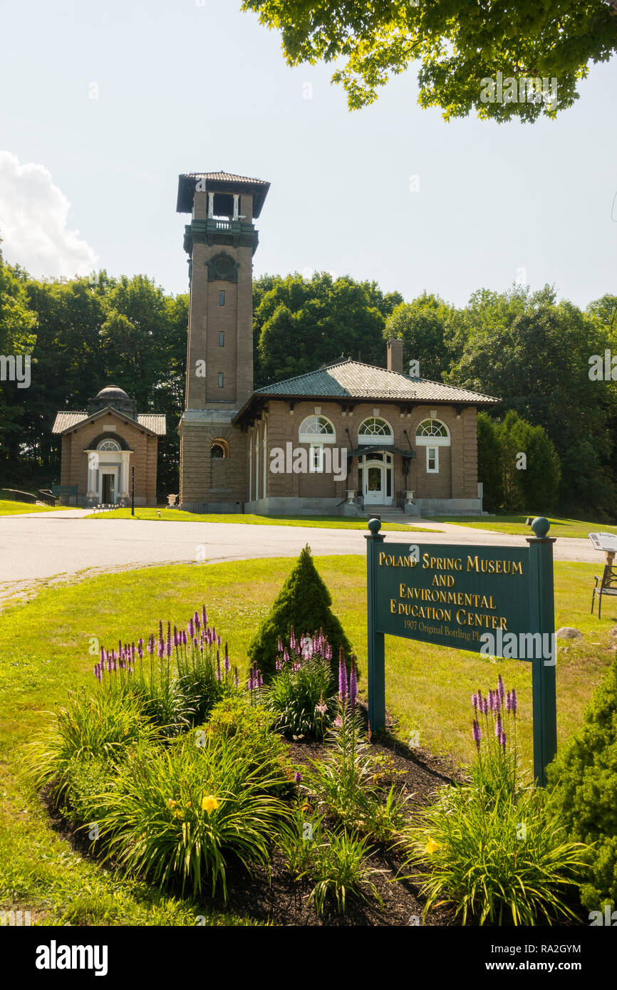 Poland Spring museum and environmental education center Maine Stock