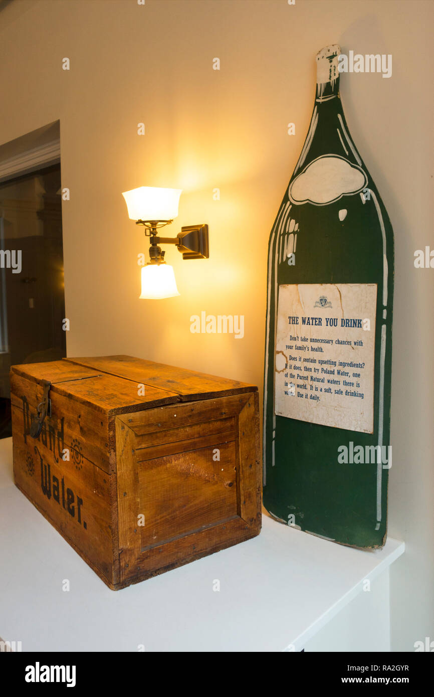 Poland Spring museum and environmental education center Maine Stock