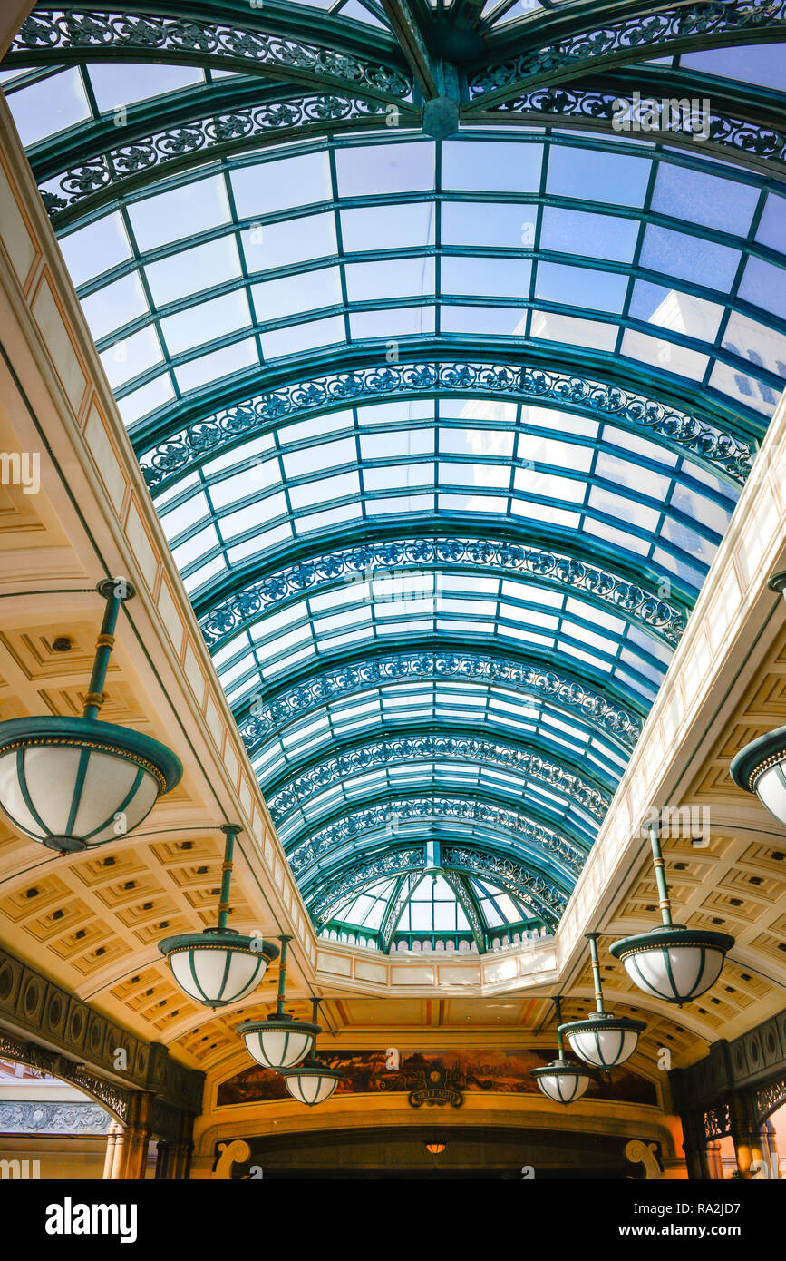 Bellagio hotel lobby ceiling hires stock photography and images Alamy