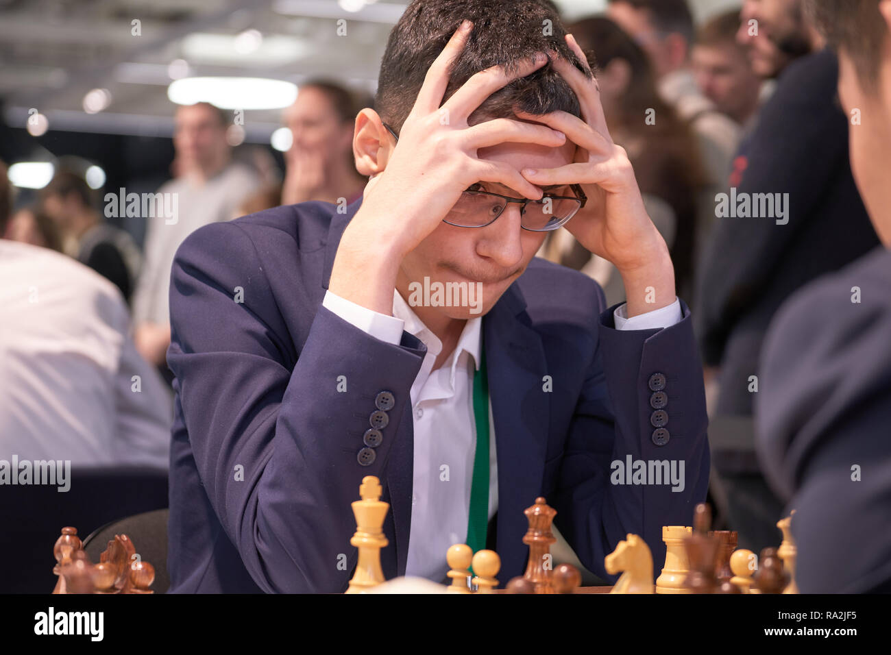 FIDE Chess World Rapid & Blitz 2021 Alireza Firouzja (IRN) during the World  Championships of FIDE