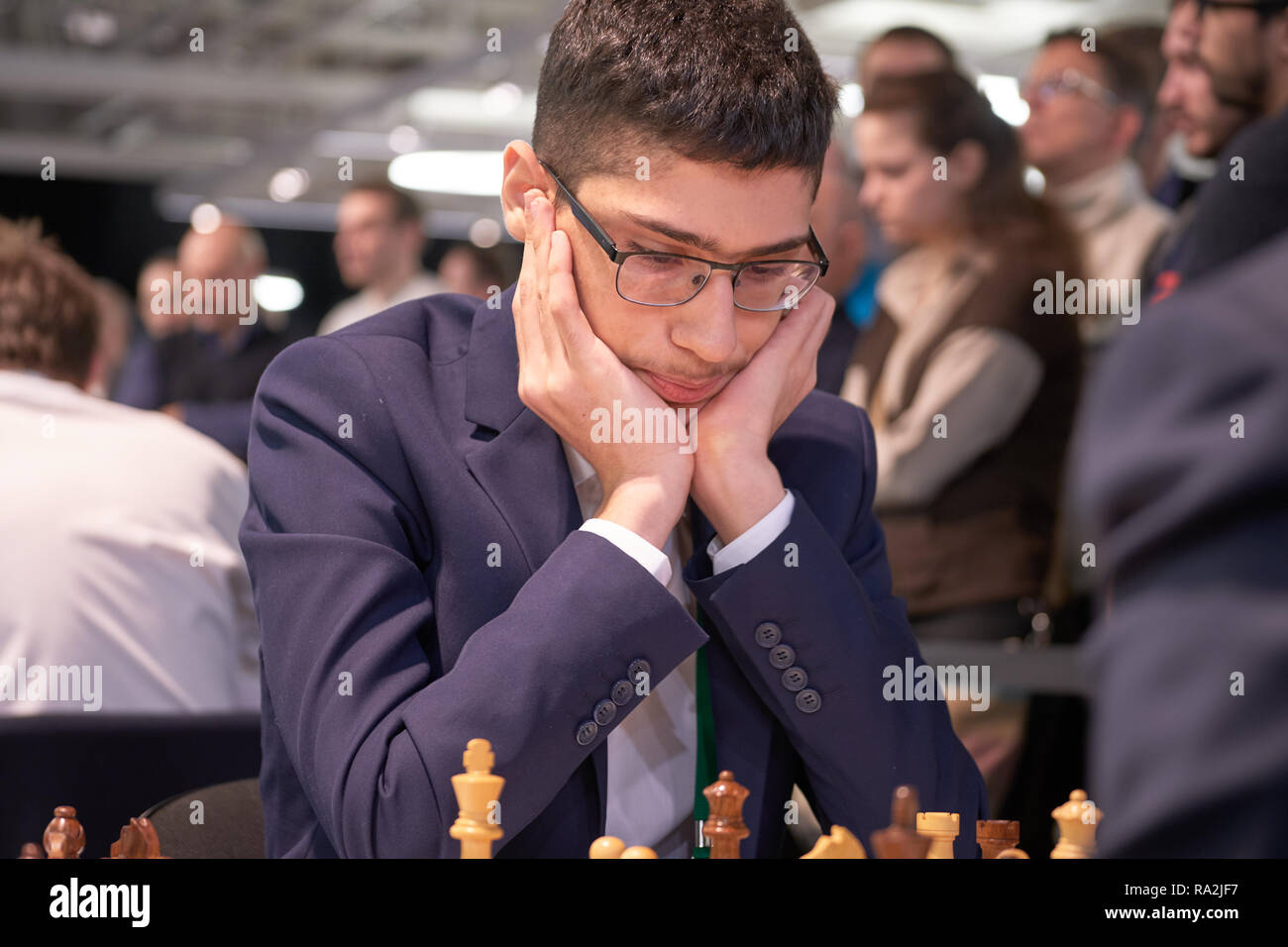 St. Petersburg, Russia - December 28, 2018: Grandmaster Alireza