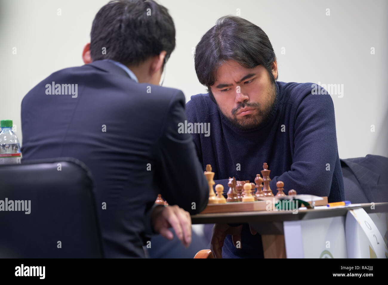 St. Petersburg, Russia - December 30, 2018: Grandmaster Hikaru