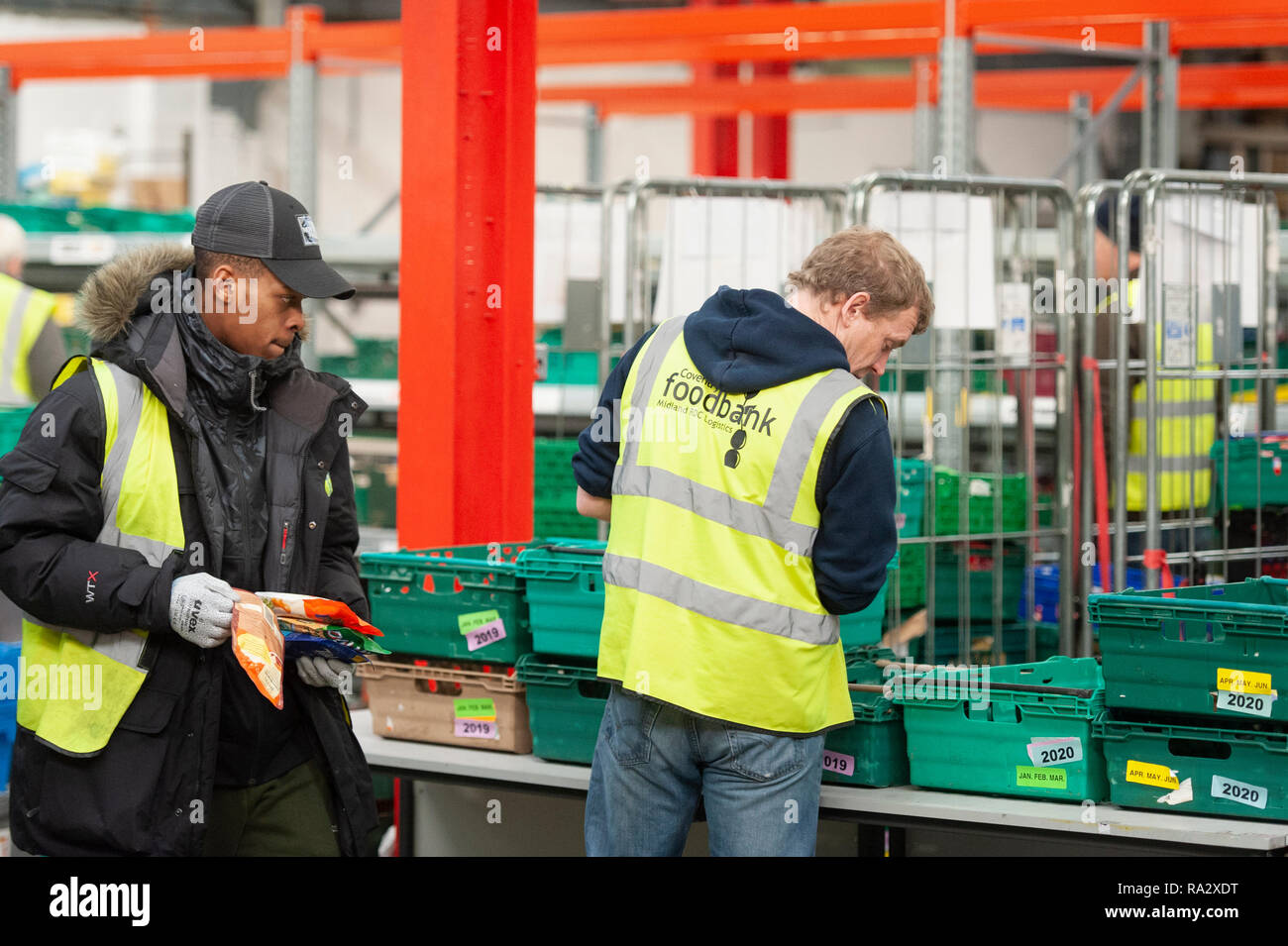 Coventry Foodbank, Progress Way, Coventry, CV3 2NT, UK. 14th December