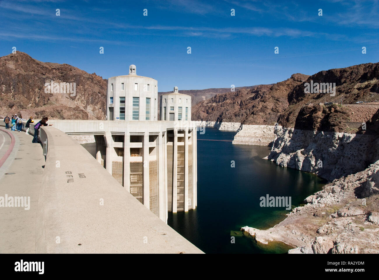 Hoover Dam, located near Las Vegas, supplies electricity to Nevada