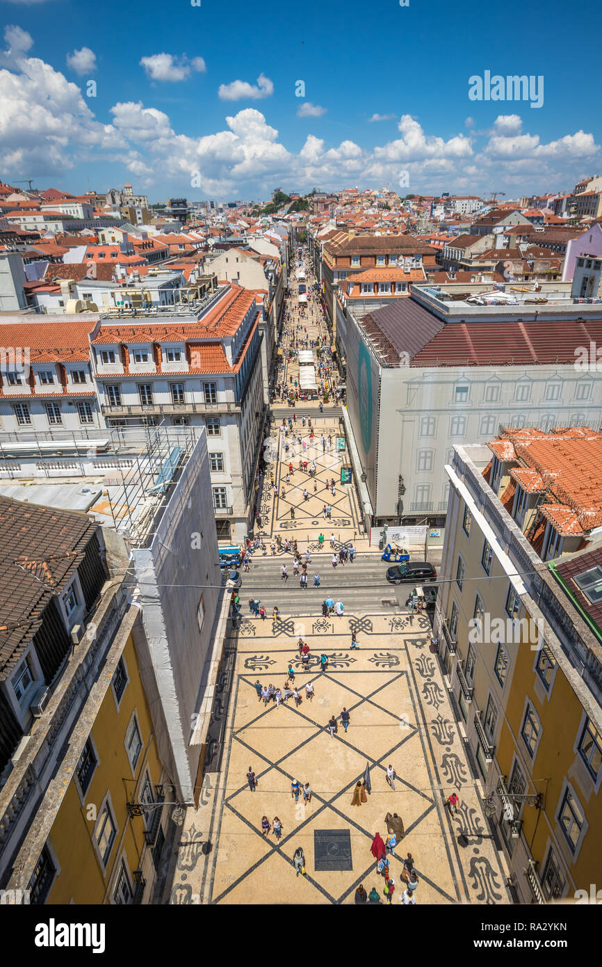 Lisbon old city view Stock Photo