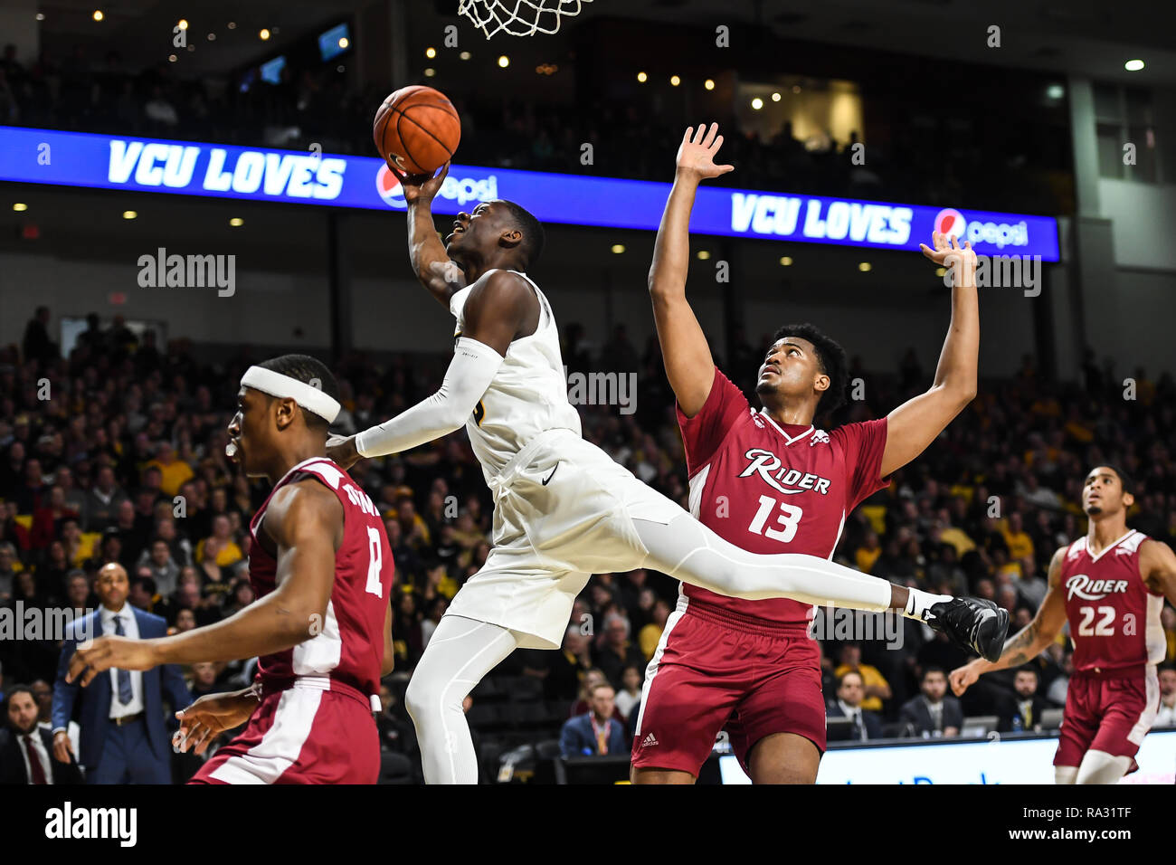 Richmond, Virginia, USA. 30th Dec, 2018. DE'RIANTE JENKINS (0) in