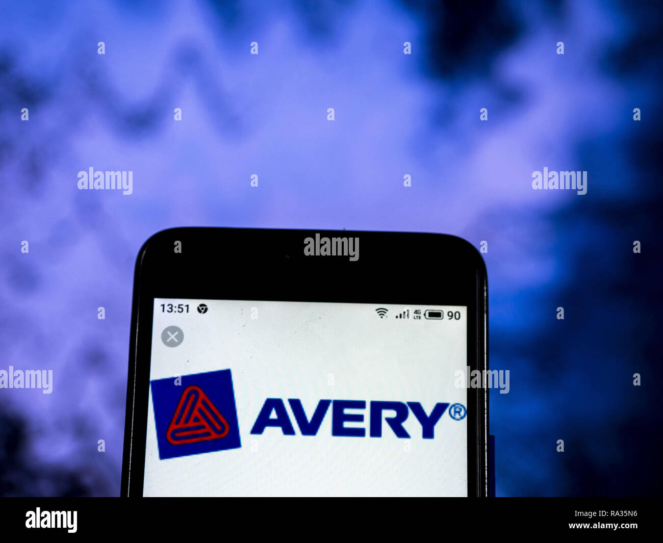 December 30, 2018 Kiev, Ukraine Avery Dennison Adhesive