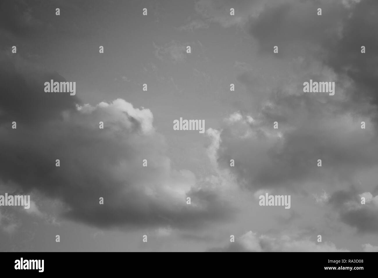 black and white sky with cloud beautiful image for background Stock ...
