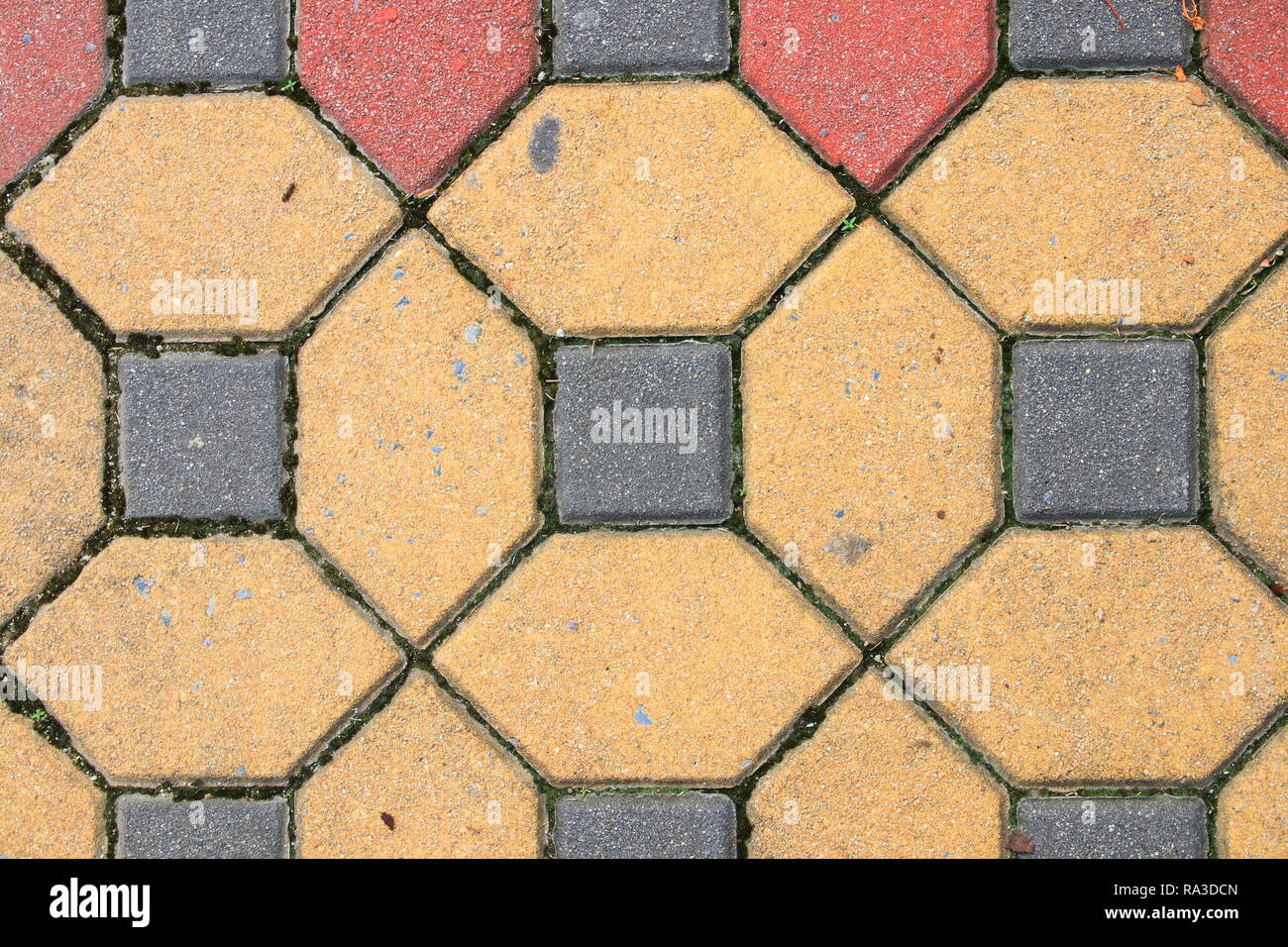 stone brick floor texture cement background Stock Photo - Alamy