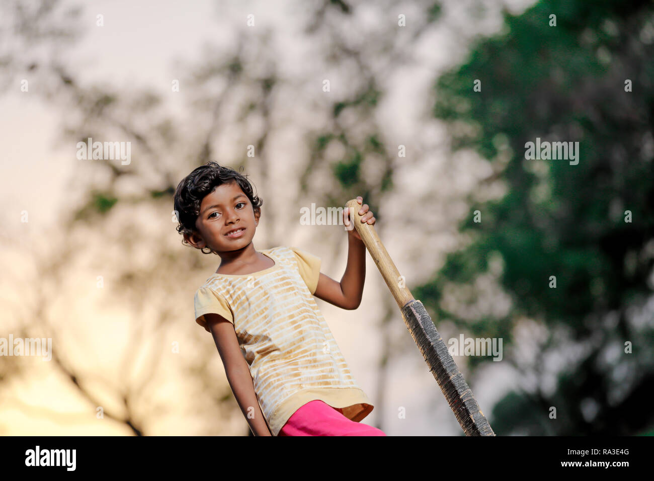 Indian girl child hi-res stock photography and images - Alamy