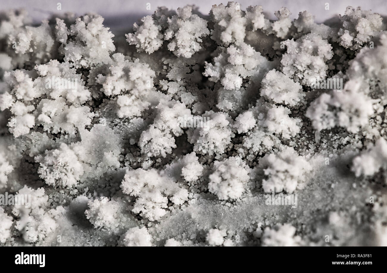 Calcium carbonate crystals (limescale) from the inside of a kettle Stock Photo Alamy