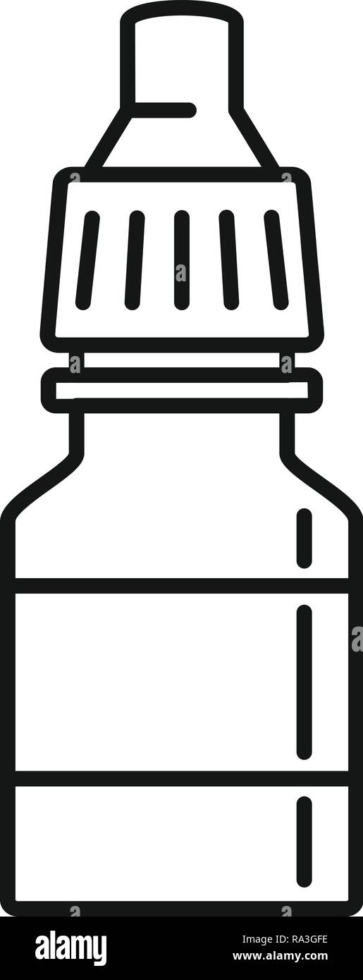 Drop bottle icon. Outline drop bottle vector icon for web design ...