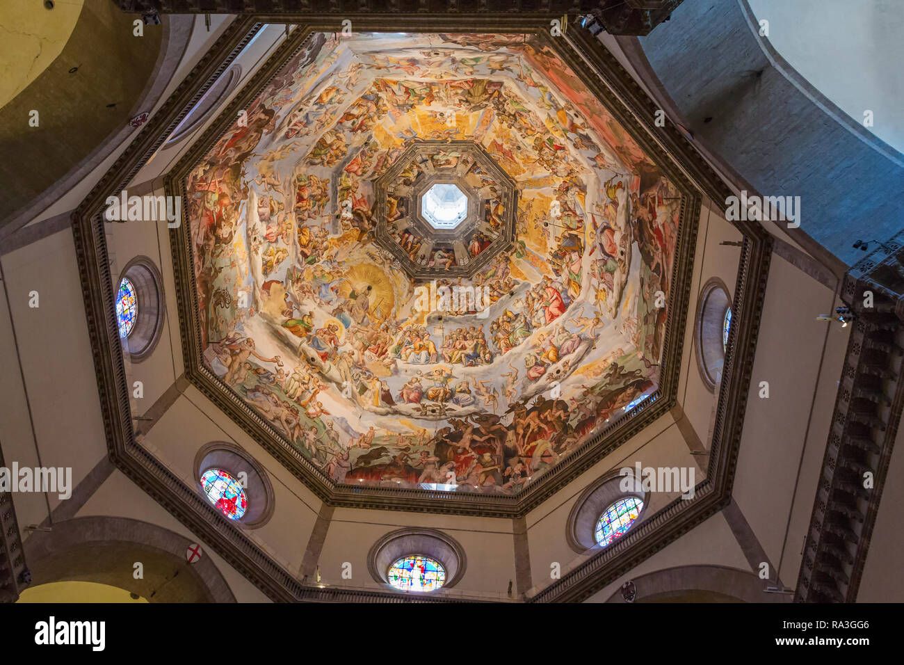 Dome in Cattedrale di Santa Maria del Fiore in Florence Stock Photo - Alamy